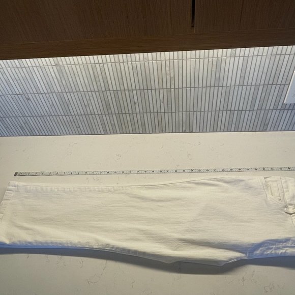 Elliott Lauren White Straight Leg Jeans,‎ Size 14 - Picture 3 of 6